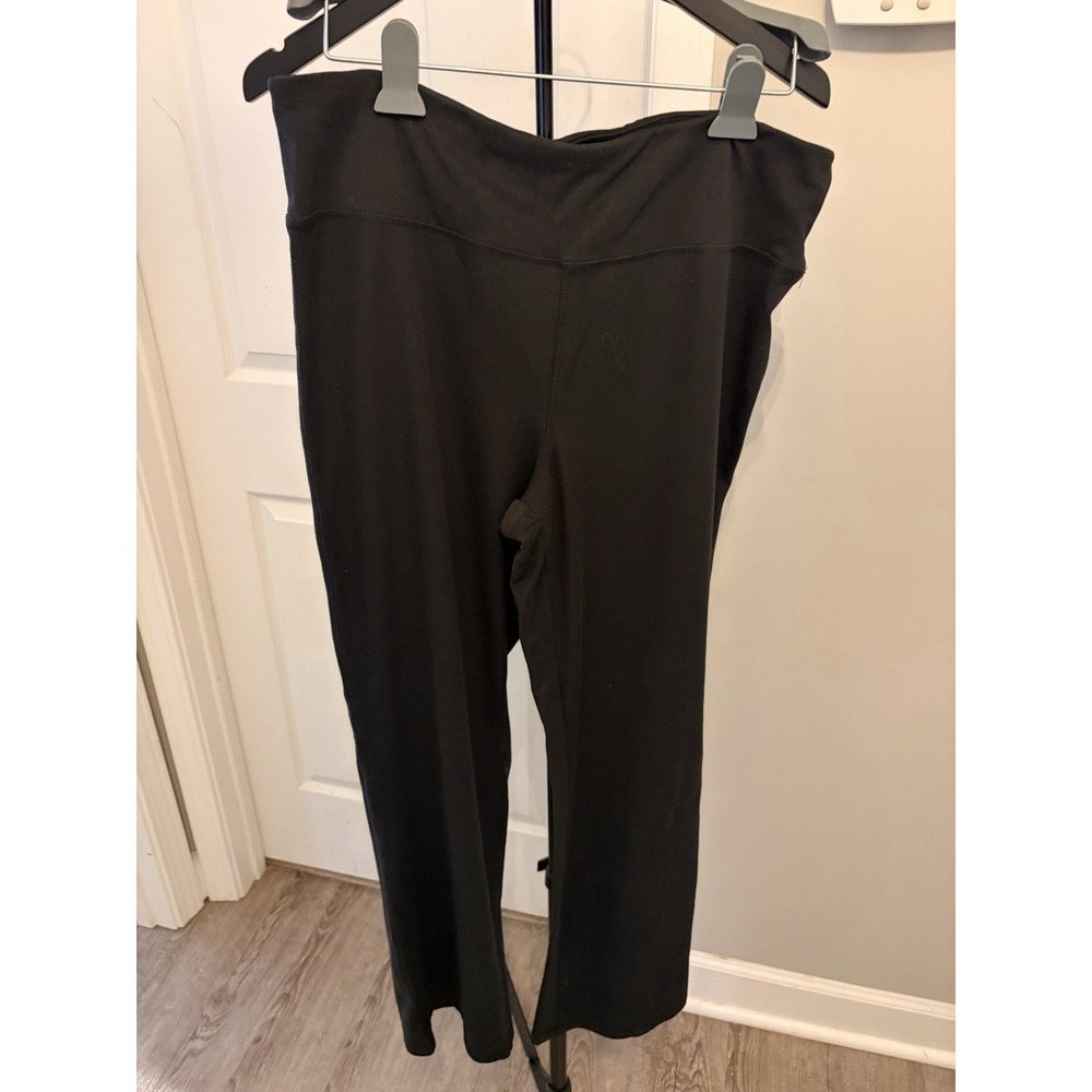 Jockey Black High Waisted Flare Yoga Pants 2XL